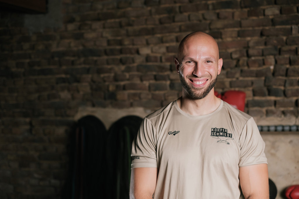 Kickboxen in der Scheune